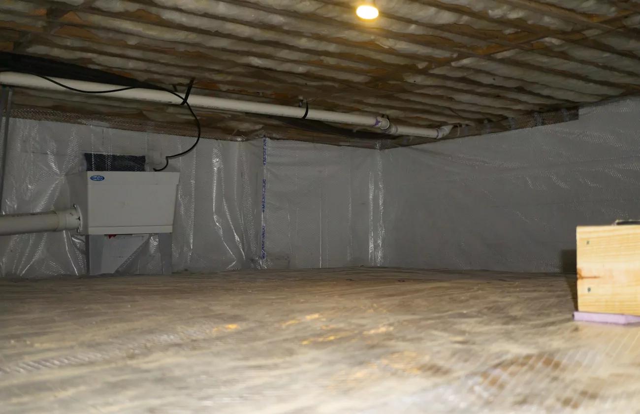 Crawl space encapsulation by Southern Climate Solutions<br />