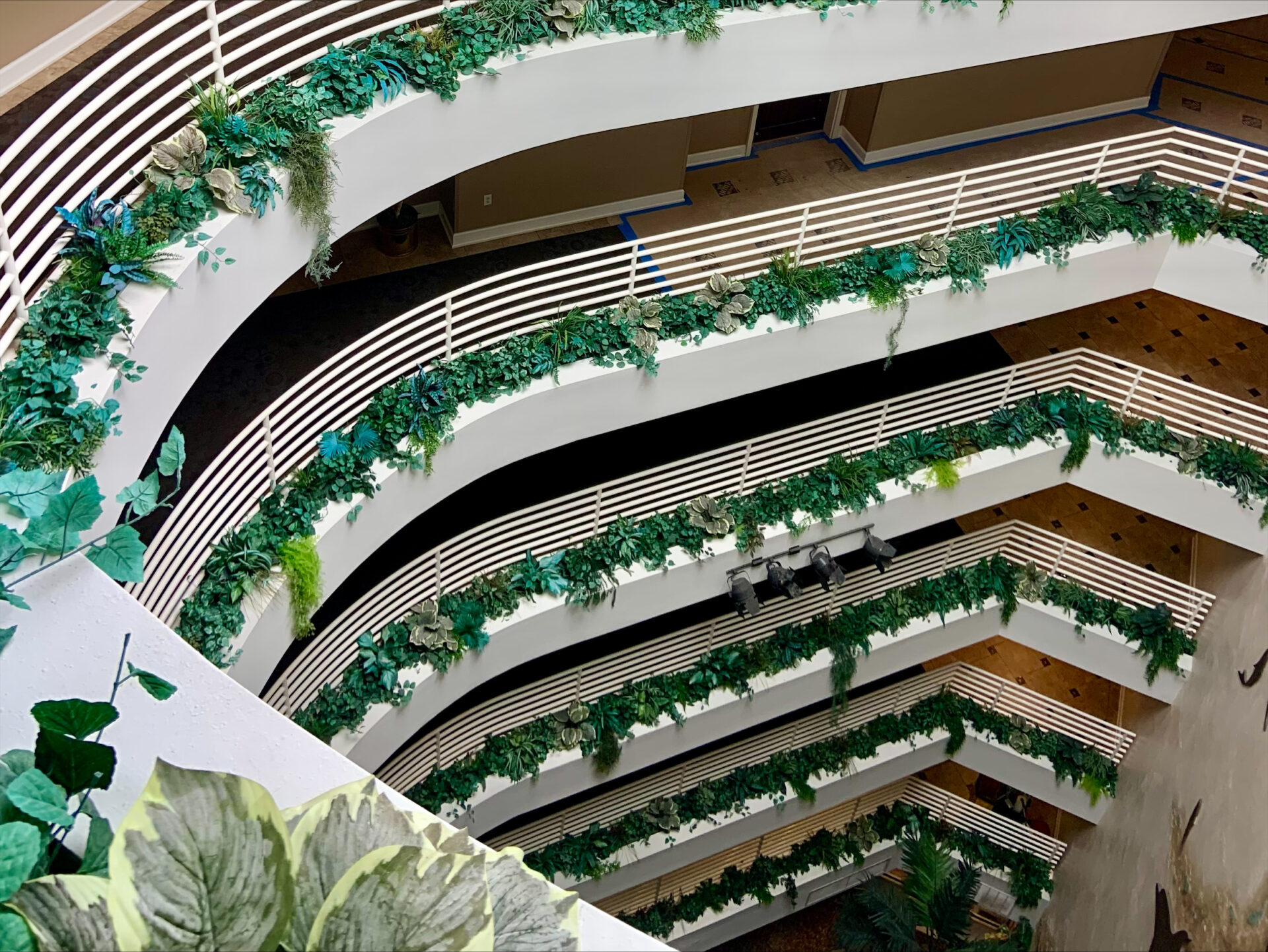 condo atrium balconies humity airflow problems