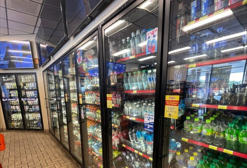 cooler-doors-no-condensation-after-installation-of-dehumidification-system convenience store cooler doors free of condensation after installation of dehumidification system